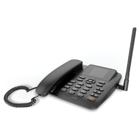 Телефон сотовый офисный TEXET FX-200, 2 SIM, 2,4", 512 Мб, microSD, FM, MP3, Bluetooth, спикерфон,черный, 127315 - фото 1
