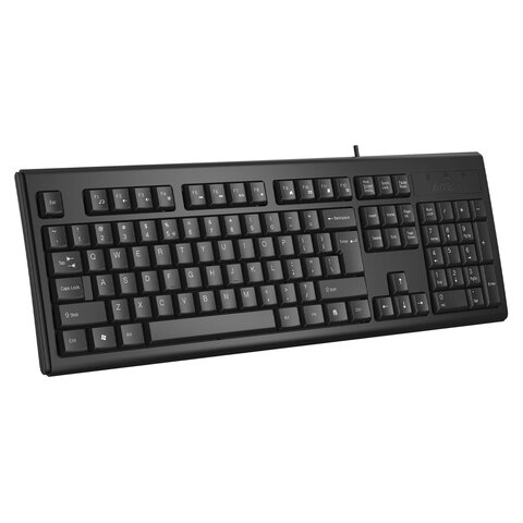 Клавиатура проводная A4TECH KR-83, USB, 104 кнопки, черная, 533406 - фото 3