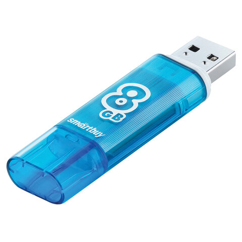 Флеш-память Smartbuy Glossy, 8Gb, USB 2.0, гол, SB8GBGS-B - фото 4