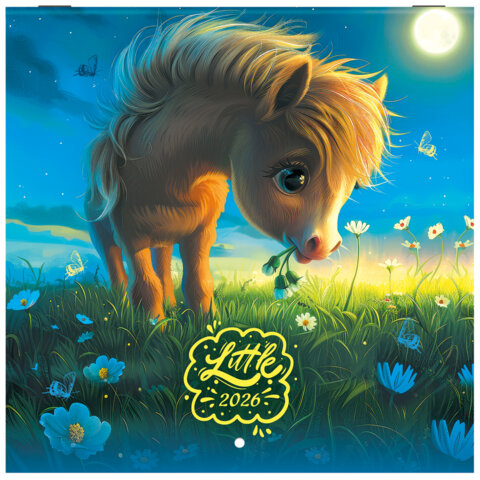 Календарь настенный перекидной 2026 г., BRAUBERG, 12 листов, 21,4х21,4 см, МИНИ, "Magic animals", 116943 - фото 1