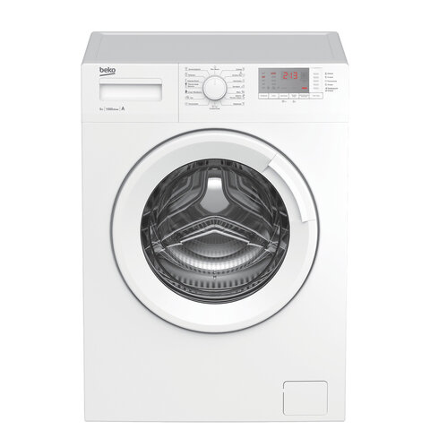 Стиральная машина BEKO WRS5512BWW, 1000 об./мин, 5 кг, фронтальная загрузка, 15 программ, белая, 7320010007 - фото 1