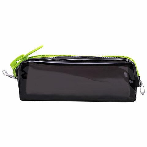 Пенал BRAUBERG с объемной "тракторной" молнией, 1 отделение, ПВХ, 22х8х6,5 см, "Neon green", 271564 - фото 3