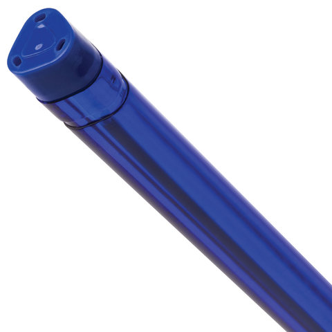 Ручка шариковая масляная BRAUBERG "Marine", СИНЯЯ, корпус тонированный синий, узел 0,7 мм, линия письма 0,35 мм, 142709 - фото 5