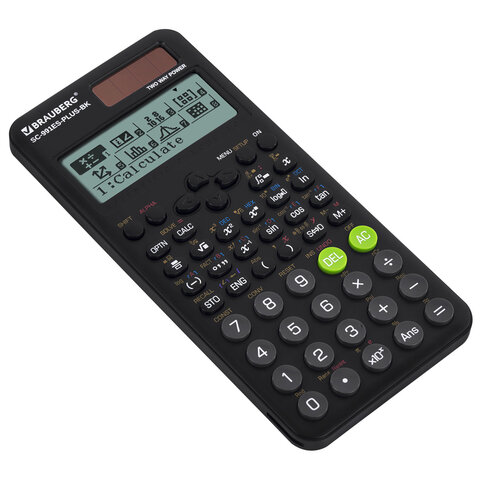 Калькулятор инженерный BRAUBERG SC-991ES-PLUS-BK (164х80 мм), 552 функции, 10+2 разряда, ЧЕРНЫЙ, 272651 - фото 5