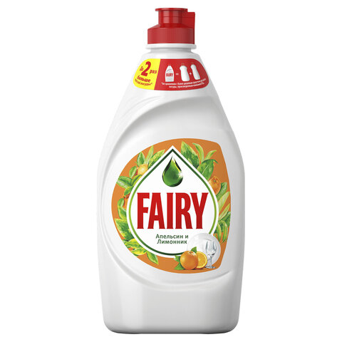 Средство для мытья посуды, 450 мл, FAIRY (Фейри) "Апельсин и лимонник" - фото 1