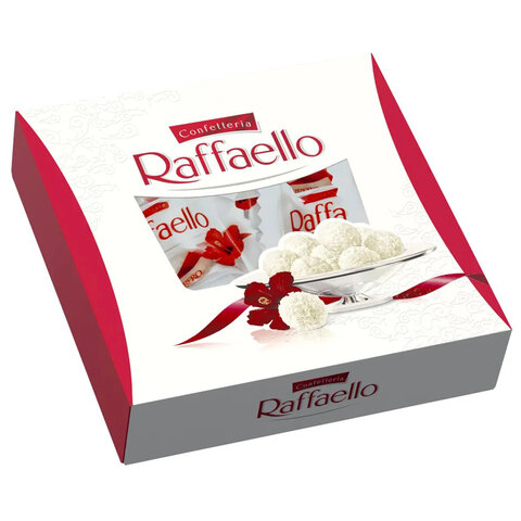 Конфеты RAFFAELLO с цельным миндальным орехом в кокосовой стружке, 240 г, 9020000000995 - фото 1