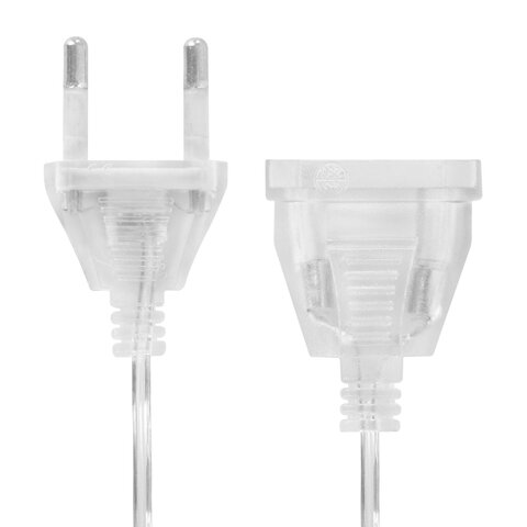 Удлинитель для электрогирлянд 3 м, прозрачный шнур, пакет, ЗОЛОТАЯ СКАЗКА, 592554 - фото 3