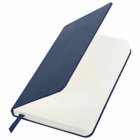 Блокнот МАЛЫЙ ФОРМАТ (93х140 мм) А6, BRAUBERG ULTRA, балакрон, 80 г/м2, 96 л., клетка, темно-синий, 113053 - фото 3