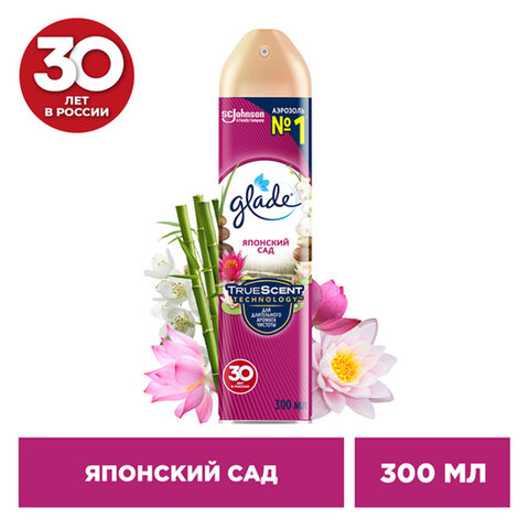 Освежитель воздуха аэрозольный 300 мл, GLADE "Японский сад" - фото 3