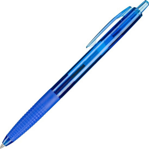 Ручка шариковая автоматическая с грипом PILOT Super Grip G, СИНЯЯ, 0,7 мм, линия 0,22 мм, BPGG-8R-F, BPGG-8R-F L - фото 1