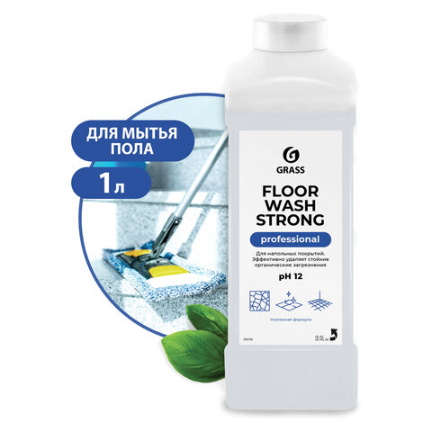 Профхим д/машин мойки щел от сильных загрязн Grass/Floor Wash Strong,1л - фото 1