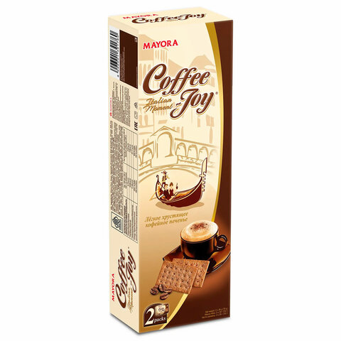 Печенье песочное "Coffee Joy" с кофейным вкусом 78 г, ИНДОНЕЗИЯ - фото 2
