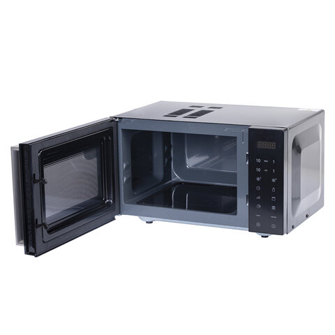 Микроволновая печь без поворотного стола BRASSON (БРАССОН) MW2390D-11GP, ГРИЛЬ, 9 ПРОГРАММ, 23л, 900Вт, сенсорное управление, черная, 454981 - фото 5