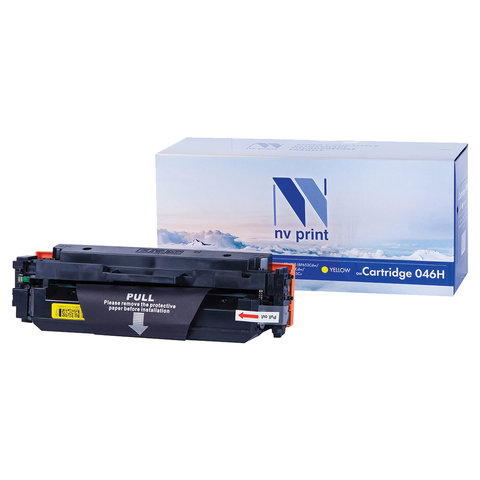 Картридж лазерный NV PRINT (NV-046HY) для CANON LBP653Cdw/654Cx/MF732Cdw, желтый, ресурс 5000 страниц - фото 1