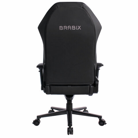 Кресло BRABIX PREMIUM "Core GM-160", мультиблок, 4D подлокотники, литой поролон, черное/серое, 532952 - фото 5