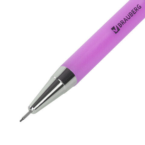 Карандаш механический 0,5 мм, BRAUBERG "Diamond", корпус ассорти, хромированные детали, 181416 - фото 7