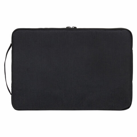 Чехол для ноутбука HEIKKI OPTION MAX 15,6'' (ХЕЙКИ), с ручкой и карманом, черный, 39х27х3 см, 272602 - фото 5