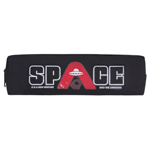 Пенал ЮНЛАНДИЯ ЮНИОР, 1 отделение, полиэстер, "Space", 20х6х4 см, 273809 - фото 2