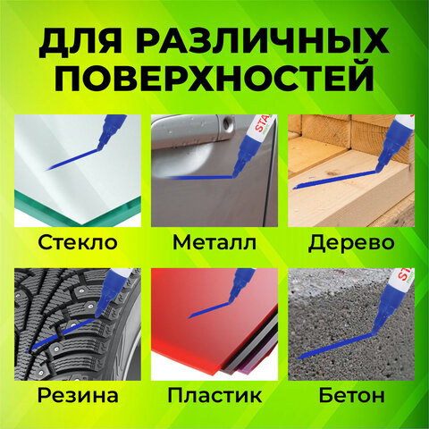 Маркер-краска лаковый (paint marker) 2-4 мм, СИНИЙ, НИТРО-ОСНОВА, STAFF PROFIT, для любых поверхностей, 152581 - фото 18