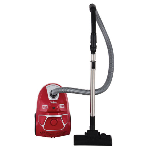 Пылесос TEFAL Compact Power TW3953EA, с пылесборником, потребляемая мощность 750 Вт, красный, 2211400166 - фото 1
