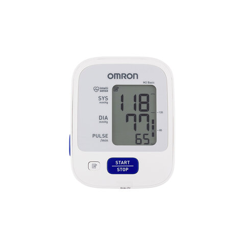 Тонометр OMRON M2 (HEM-7121-ARU) манжета 22-32 см, автоматический, на плечо, адаптер питания - фото 3