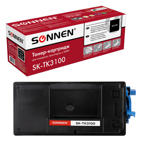 Тонер-картридж лазерный SONNEN (SK-TK3100) для KYOCERA FS-2100/FS-2100DN/ECOSYS M3040dn/M3540dn, ресурс 12500 стр., 364088 - фото 1