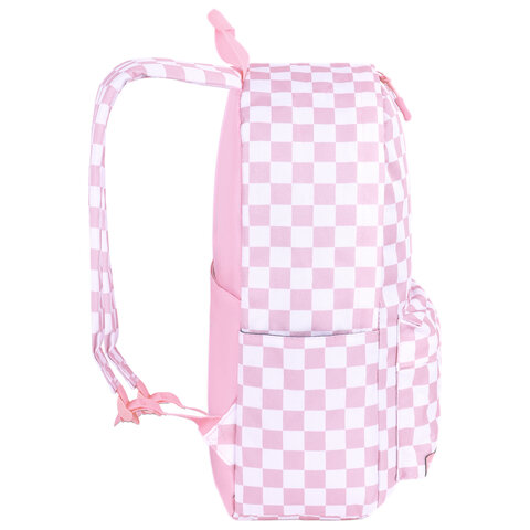 Рюкзак HEIKKI POSITIVE (ХЕЙКИ) универсальный, карман-антивор, "Pastel Chess", 42х28х14 см, 273856 - фото 6