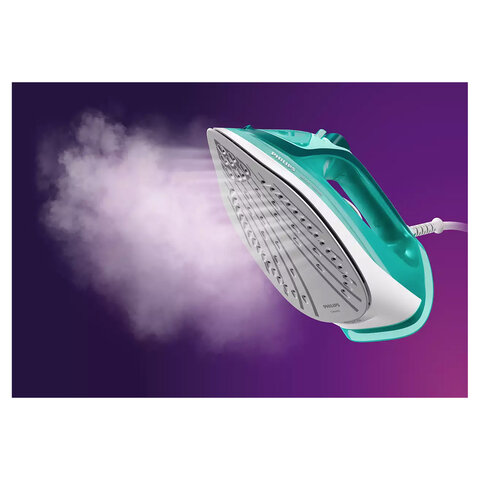 Утюг PHILIPS DST3030/70, 2400 Вт, керамическое покрытие, самоочистка, антикапля, автоотключение, бирюзовый - фото 5
