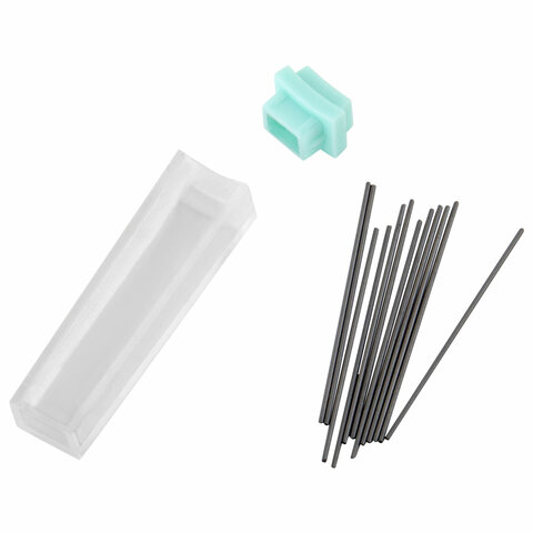Готовальня BRAUBERG SCHOOL KIT, 9 предметов, циркуль 125 мм, чертежные принадлежности, мятный цвет, 210716 - фото 9