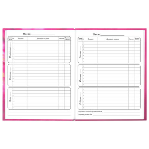 Дневник 1-4 класс 48 л., твердый, ЮНЛАНДИЯ, выборочный лак, с подсказом, "Панда", 107597 - фото 9