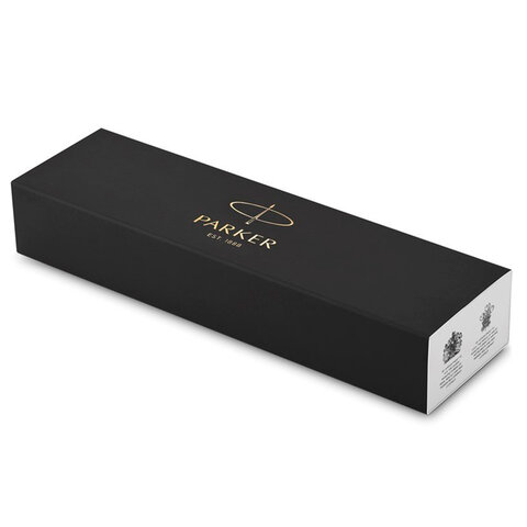 Ручка перьевая PARKER "Jotter Originals Black Chrome CT", корпус черный, детали из нержавеющей стали, синяя, 2096430 - фото 6