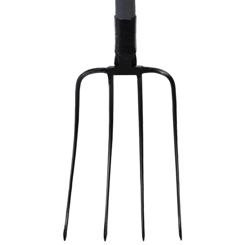 Вилы садовые стальные 22х30 см, ОБЩАЯ ДЛИНА 120 см, черенок сталь, V-ручка, RABBITEX (РАББИТЕКС) "STRONG METAL", 700490 - фото 6