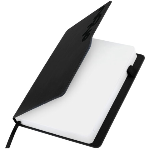 Ежедневник датированный 2026, А5, 150x213 мм, BRAUBERG "Up", под кожу, софт-тач, держатель для ручки, черный, 117116 - фото 4