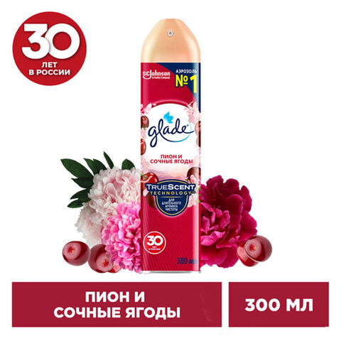 Освежитель воздуха GLADE Пион и сочные ягоды 300мл - фото 3