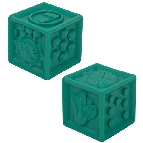 Тактильные кубики, сенсорные, ЭКО 12 штук, BAMBOX BABY (БАМБОКС БЭБИ), 665900 - фото 10