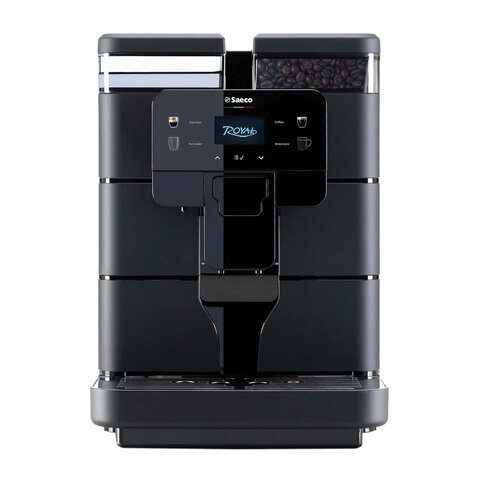 Кофемашина SAECO NEW ROYAL BLACK, 1400 Вт, объем 2,5 л, для зерен 600 г, без капучинатора, черная, 9J0040 - фото 2