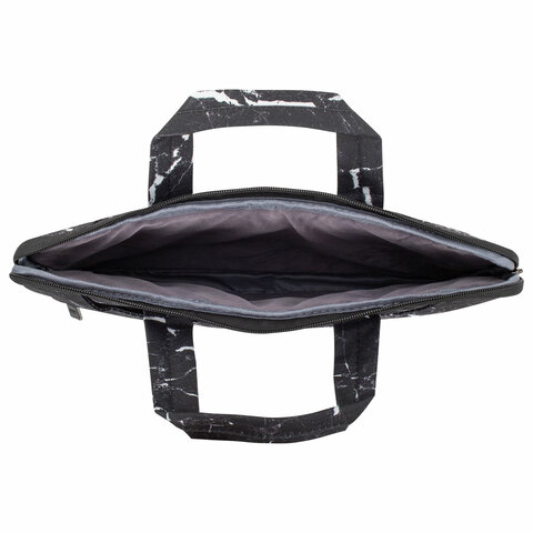 Сумка портфель HEIKKI STYLE (ХЕЙКИ) с отделением для ноутбука 13-14", 3 кармана, черная, 26х36х3 см, 272606 - фото 8