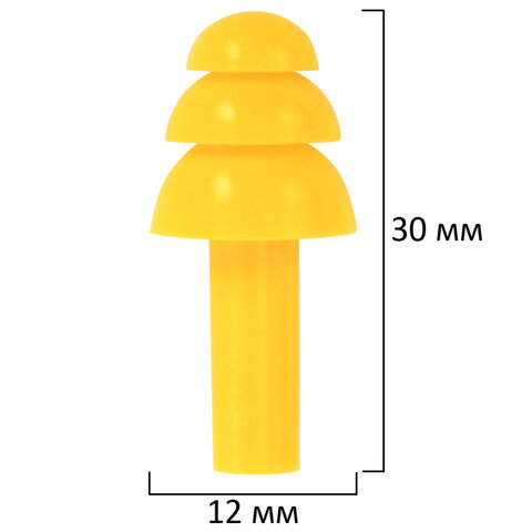 Беруши многоразовые силиконовые без шнурка, 1 пара в контейнере, SNR 37 дБ, RABBITEX (РАББИТЕКС), 671315 - фото 10