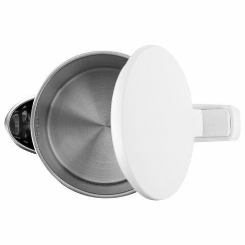 Чайник электрический с двойными стенками SONNEN KT-4103, 1,5 л, 2200 Вт, белый, 456376 - фото 7