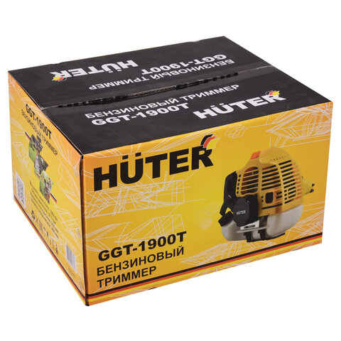 Триммер бензиновый HUTER GGT-1900T, 1900 Вт, 9500 об/мин, объем двигателя 42,7 см3, 70/2/11 - фото 7