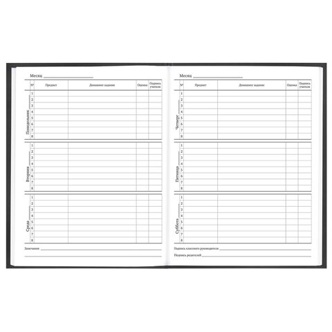 Дневник 5-11 класс 48 л., твердый, FUNSTER (ФАНСТЕР), выборочный лак, с подсказом, "Гусыня-балерина", 107615 - фото 9