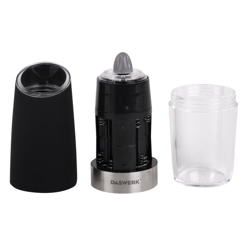 Набор гравитационных мельниц для соли и специй, электрические, 2 шт., PM-6, DASWERK (ДАСВЕРК), 456624 - фото 5