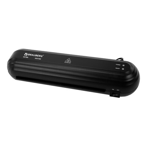 Ламинатор BRAUBERG ULTRA PM235B, ЧЕРНЫЙ, формат A4, толщина пленки 60-150 мкм, скорость 30 см/мин, 532183 - фото 2