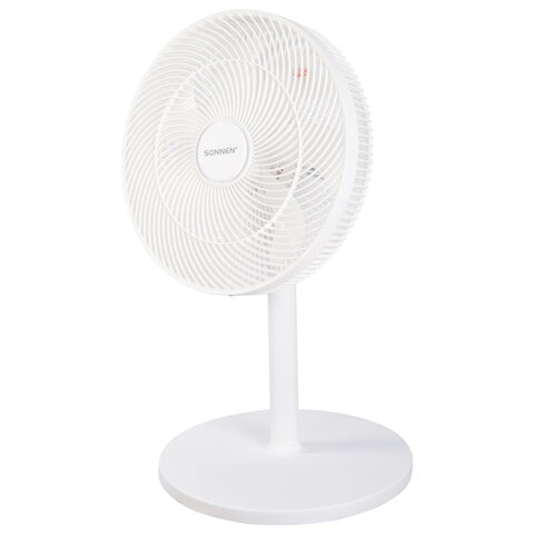 Вентилятор напольный SONNEN FT-L501, 60 Вт, 45 см, 3 скорости, вращение на 70°, механическое управление, белый, 457785 - фото 9