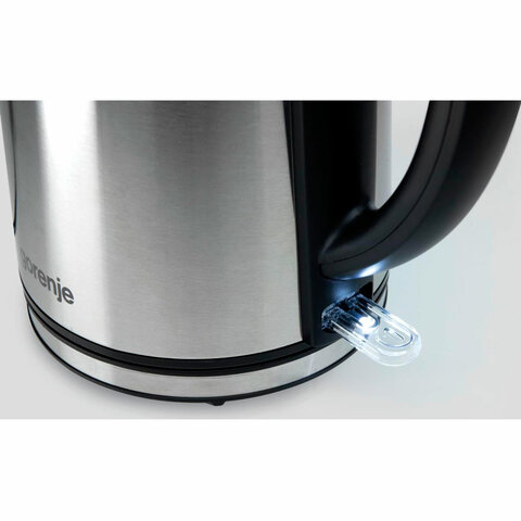 Чайник GORENJE K15DWS, 1,5 л, 2200 Вт, закрытый нагревательный элемент, металл, 740214 - фото 3