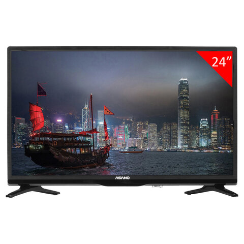 Телевизор ASANO 24LF5010T, 24" (60 см), 1920x1080, FHD, 16:9, Салют ТВ, Wi-Fi, черный - фото 1