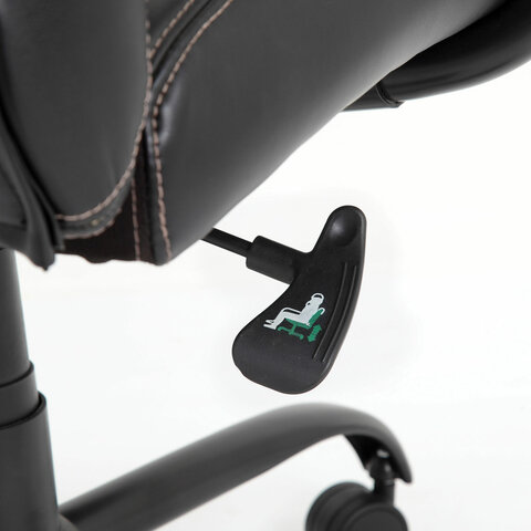 Кресло офисное BRABIX PREMIUM "Heavy Duty HD-004", НАГРУЗКА до 200 кг, экокожа, черное, 531942 - фото 12