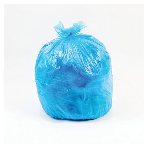 Мешки для мусора 80 л, синие, в рулоне 20 шт., ПНД, 12 мкм, 70х90 см, PACLAN "Classic", 402054 - фото 3