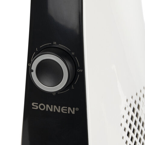 Вентилятор колонный SONNEN TF-1906, 50 Вт, 110 см, ТИХИЙ, 3 скорости потока, бело-черный, вращение 50°, 457786 - фото 5