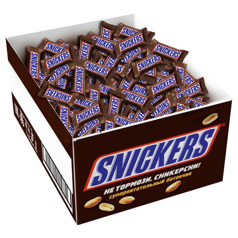 Батончики мини SNICKERS "Minis" шоколадные, 2,9 кг - фото 2